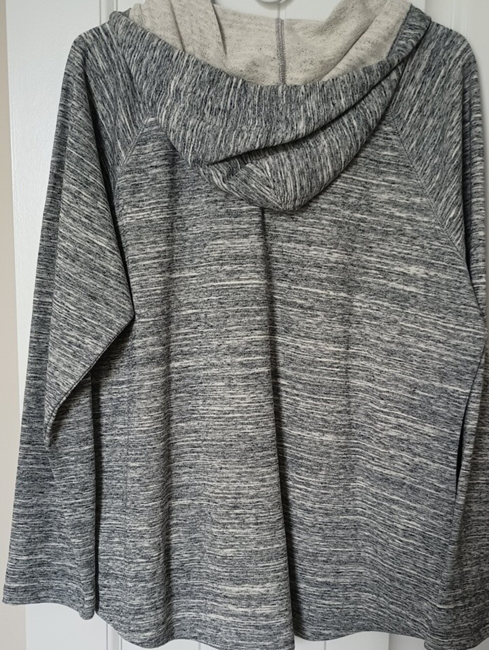 STYLE & CO Heather Gray Full Zip Hoodie Size XL NWOT Lightweight Sweatshirt - Picture 8 of 15